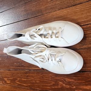 High top leather converse